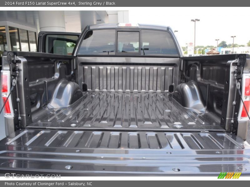 Sterling Grey / Black 2014 Ford F150 Lariat SuperCrew 4x4