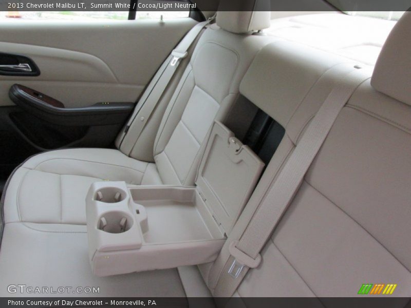 Summit White / Cocoa/Light Neutral 2013 Chevrolet Malibu LT