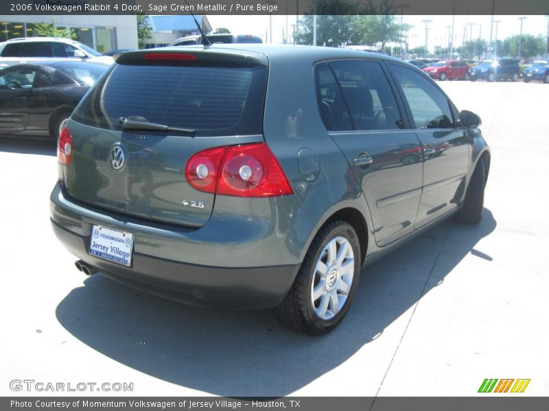 Sage Green Metallic / Pure Beige 2006 Volkswagen Rabbit 4 Door