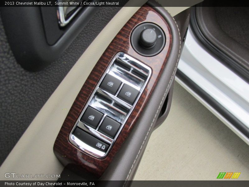 Summit White / Cocoa/Light Neutral 2013 Chevrolet Malibu LT