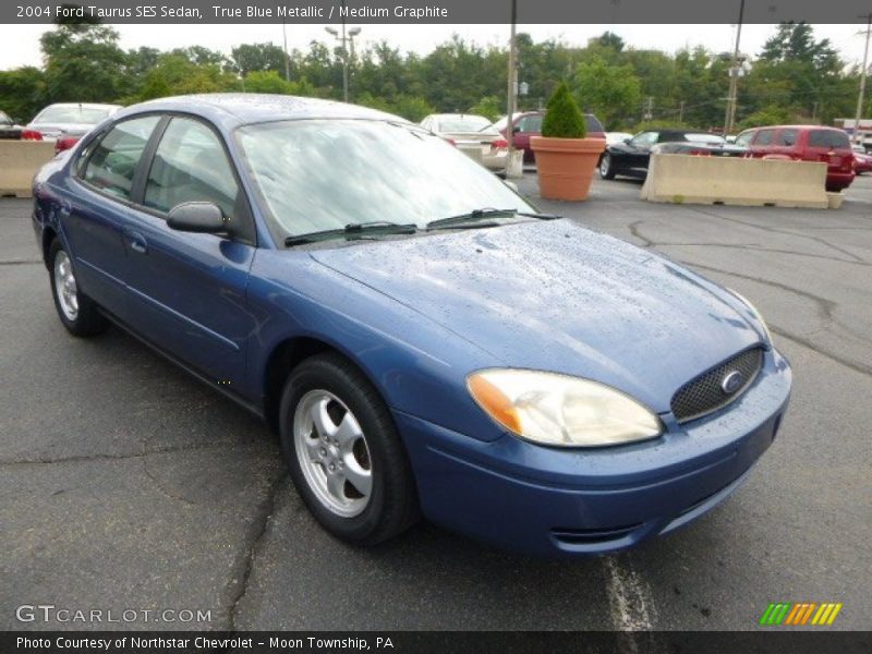 True Blue Metallic / Medium Graphite 2004 Ford Taurus SES Sedan
