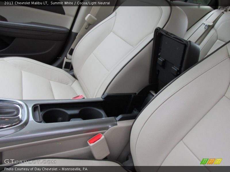 Summit White / Cocoa/Light Neutral 2013 Chevrolet Malibu LT