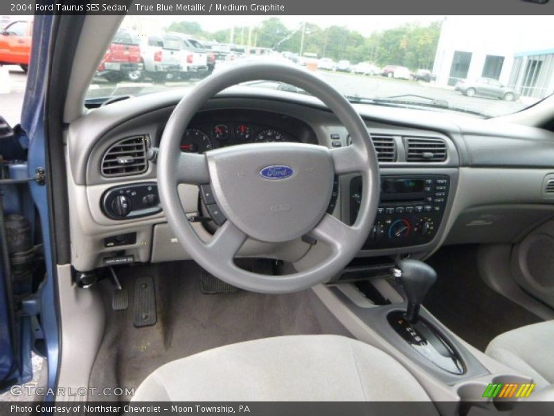 True Blue Metallic / Medium Graphite 2004 Ford Taurus SES Sedan