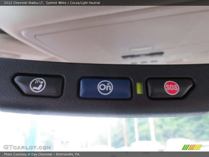 Summit White / Cocoa/Light Neutral 2013 Chevrolet Malibu LT
