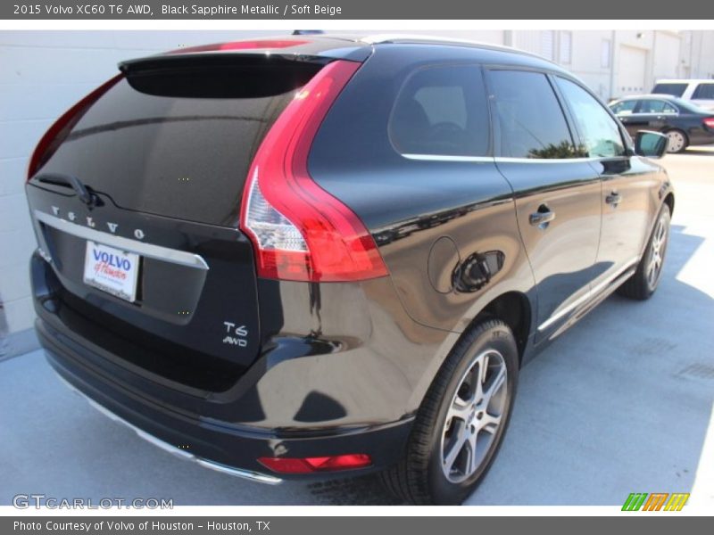 Black Sapphire Metallic / Soft Beige 2015 Volvo XC60 T6 AWD