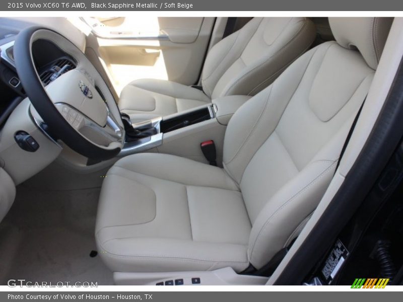 Front Seat of 2015 XC60 T6 AWD