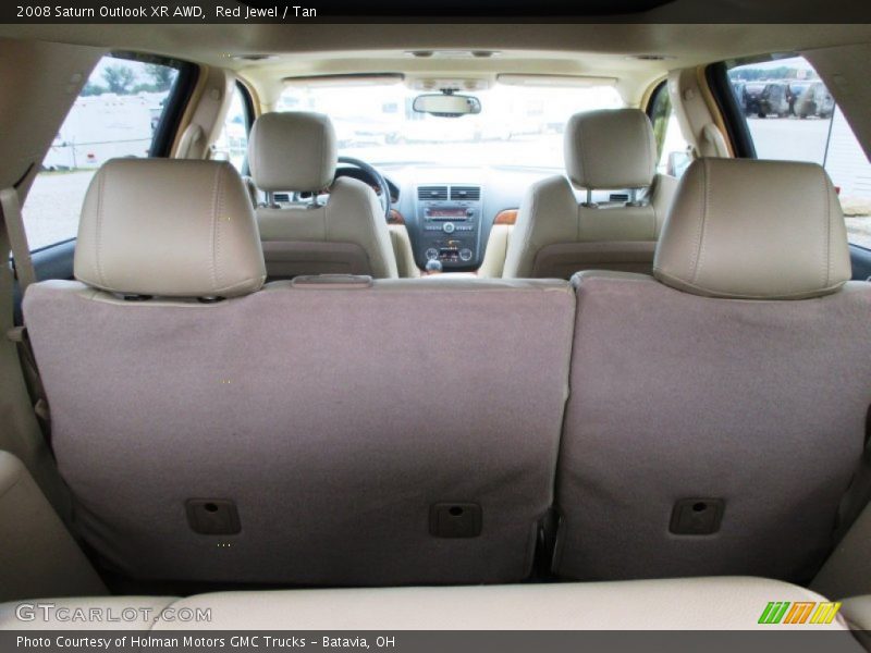 Red Jewel / Tan 2008 Saturn Outlook XR AWD