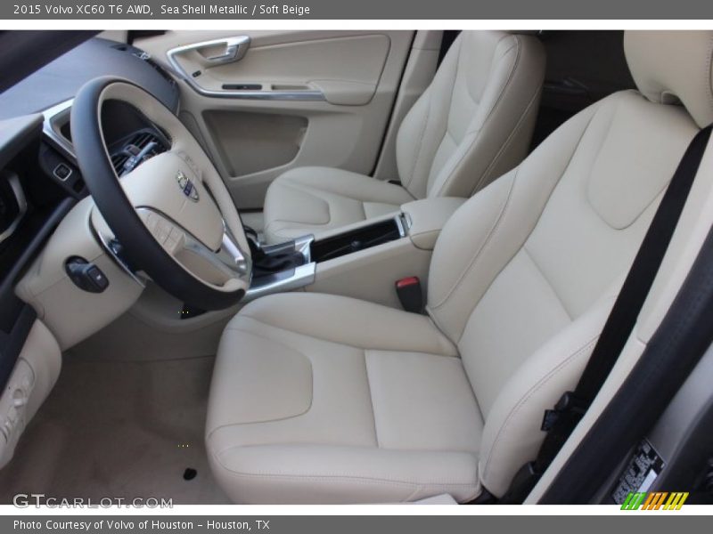 Sea Shell Metallic / Soft Beige 2015 Volvo XC60 T6 AWD