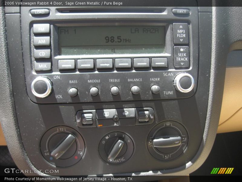 Sage Green Metallic / Pure Beige 2006 Volkswagen Rabbit 4 Door