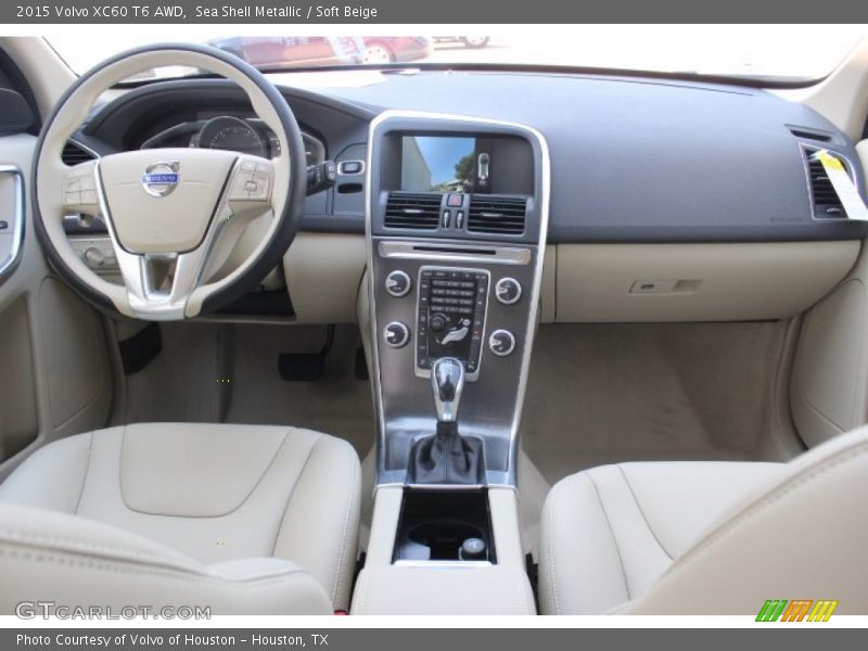 Sea Shell Metallic / Soft Beige 2015 Volvo XC60 T6 AWD