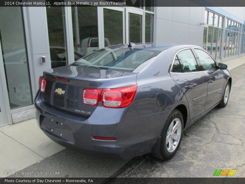 Atlantis Blue Metallic / Jet Black/Titanium 2014 Chevrolet Malibu LS