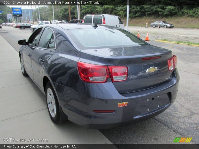 Atlantis Blue Metallic / Jet Black/Titanium 2014 Chevrolet Malibu LS