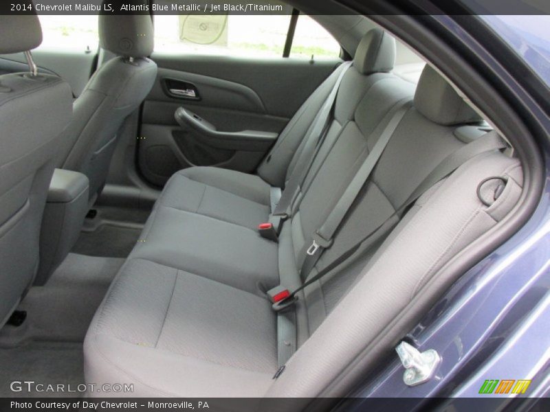 Atlantis Blue Metallic / Jet Black/Titanium 2014 Chevrolet Malibu LS