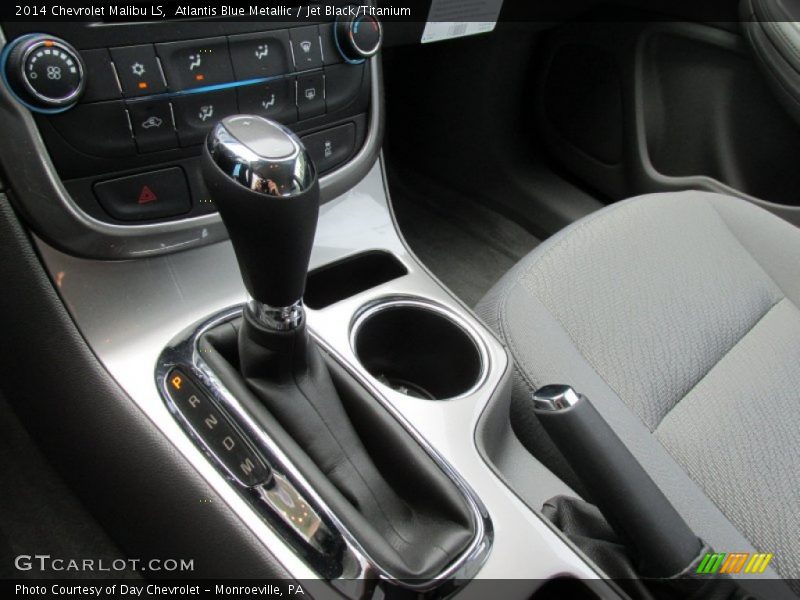 Atlantis Blue Metallic / Jet Black/Titanium 2014 Chevrolet Malibu LS
