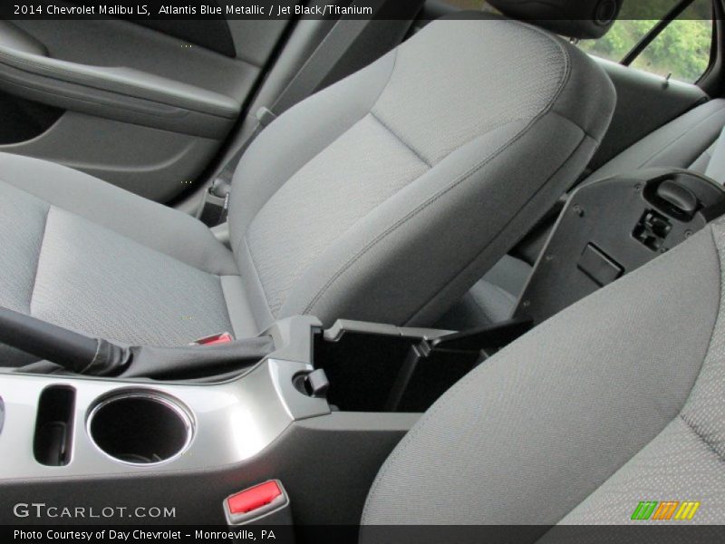 Atlantis Blue Metallic / Jet Black/Titanium 2014 Chevrolet Malibu LS