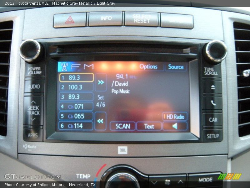 Magnetic Gray Metallic / Light Gray 2013 Toyota Venza XLE