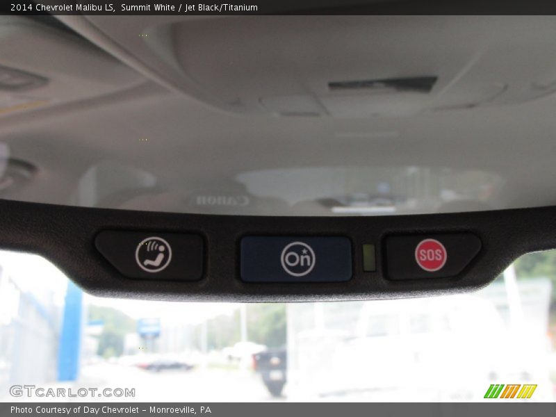 Summit White / Jet Black/Titanium 2014 Chevrolet Malibu LS