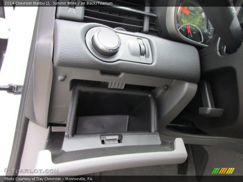 Summit White / Jet Black/Titanium 2014 Chevrolet Malibu LS