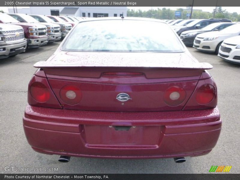 Sport Red Metallic / Neutral Beige 2005 Chevrolet Impala SS Supercharged