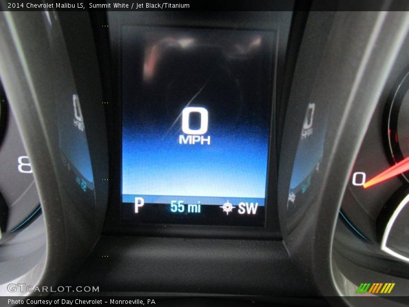 Summit White / Jet Black/Titanium 2014 Chevrolet Malibu LS