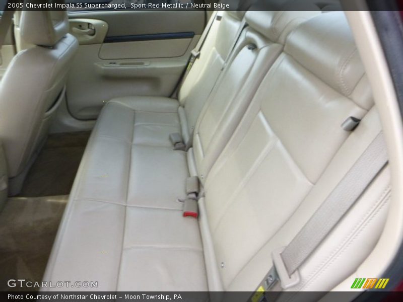 Rear Seat of 2005 Impala SS Supercharged