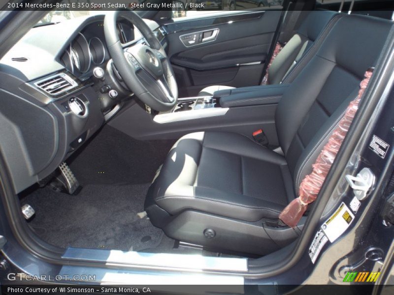 Steel Gray Metallic / Black 2014 Mercedes-Benz E 350 Sport Sedan