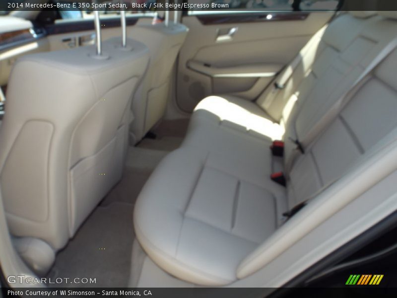 Black / Silk Beige/Espresso Brown 2014 Mercedes-Benz E 350 Sport Sedan