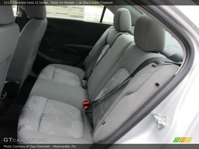 Silver Ice Metallic / Jet Black/Dark Titanium 2015 Chevrolet Sonic LS Sedan
