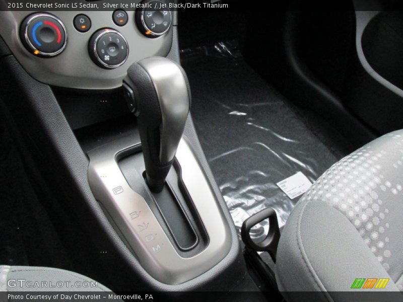 Silver Ice Metallic / Jet Black/Dark Titanium 2015 Chevrolet Sonic LS Sedan