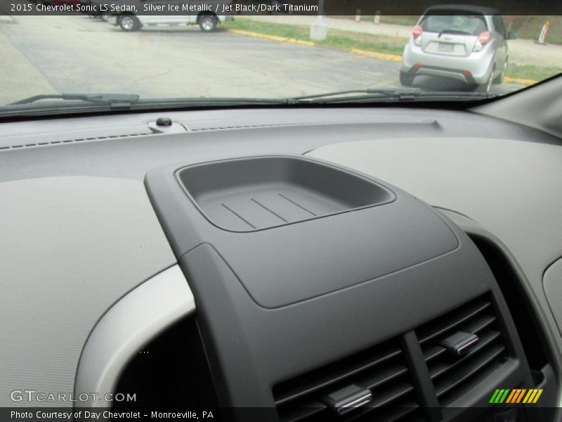 Silver Ice Metallic / Jet Black/Dark Titanium 2015 Chevrolet Sonic LS Sedan