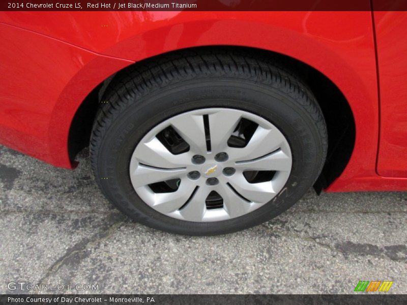 Red Hot / Jet Black/Medium Titanium 2014 Chevrolet Cruze LS