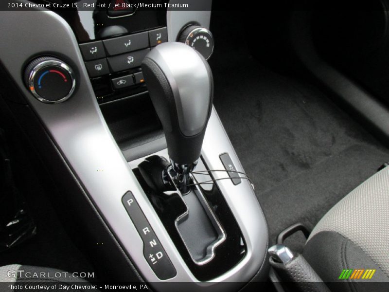 Red Hot / Jet Black/Medium Titanium 2014 Chevrolet Cruze LS