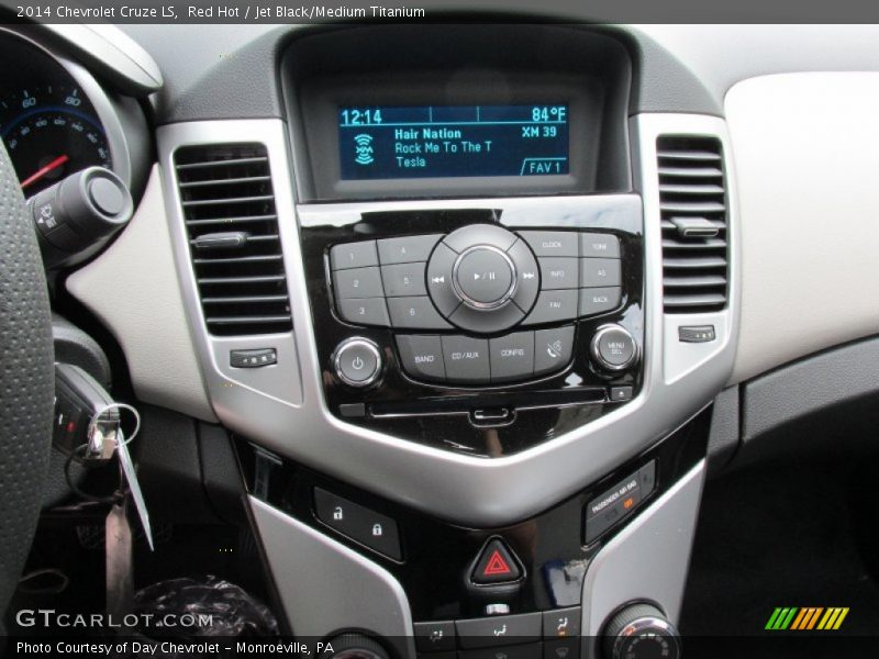 Red Hot / Jet Black/Medium Titanium 2014 Chevrolet Cruze LS