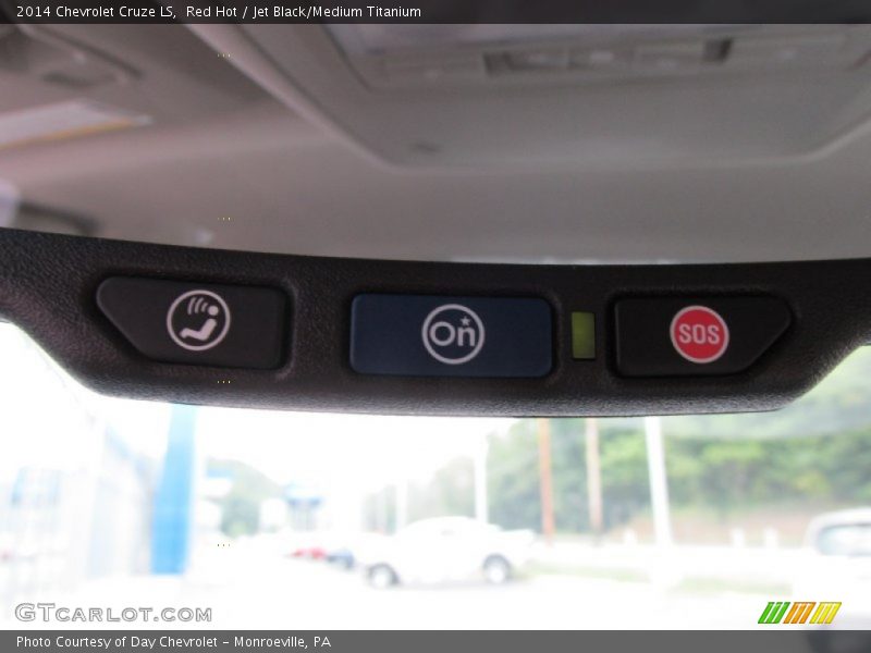 Red Hot / Jet Black/Medium Titanium 2014 Chevrolet Cruze LS