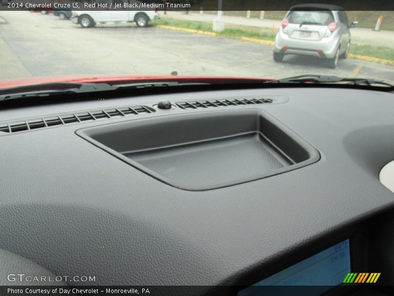 Red Hot / Jet Black/Medium Titanium 2014 Chevrolet Cruze LS