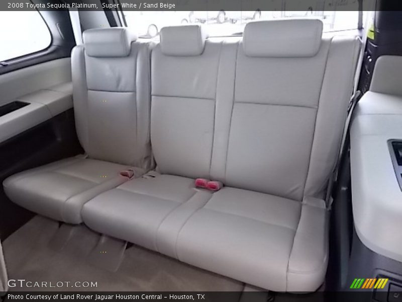 Super White / Sand Beige 2008 Toyota Sequoia Platinum