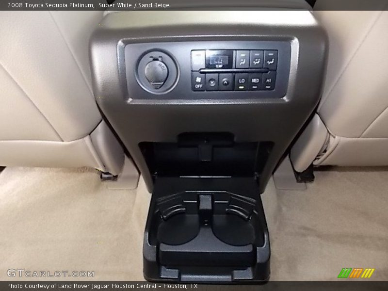 Super White / Sand Beige 2008 Toyota Sequoia Platinum