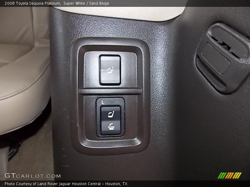Super White / Sand Beige 2008 Toyota Sequoia Platinum