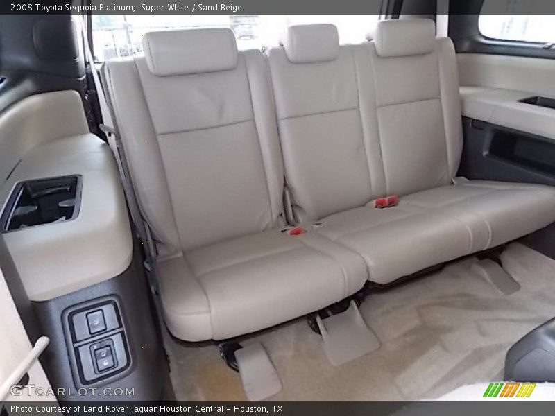 Rear Seat of 2008 Sequoia Platinum