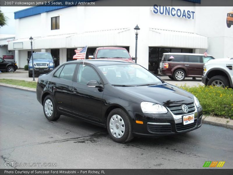 Black / Anthracite 2007 Volkswagen Jetta 2.5 Sedan