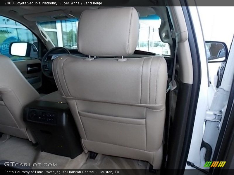 Super White / Sand Beige 2008 Toyota Sequoia Platinum