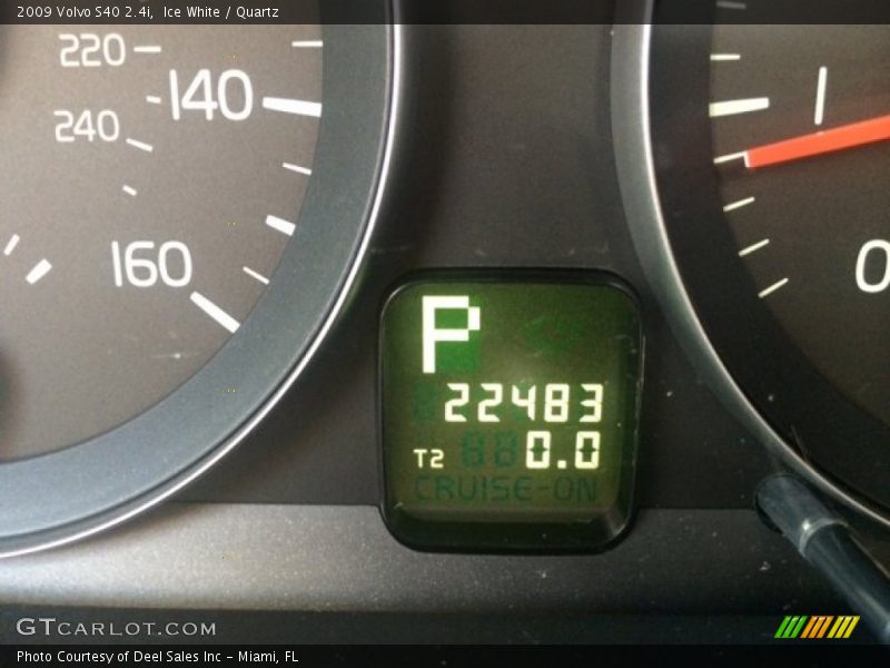 Ice White / Quartz 2009 Volvo S40 2.4i