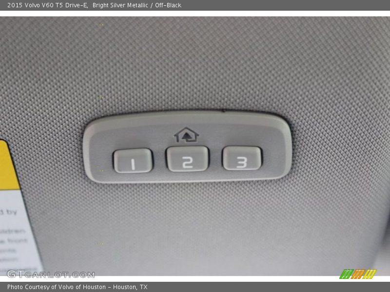 Bright Silver Metallic / Off-Black 2015 Volvo V60 T5 Drive-E