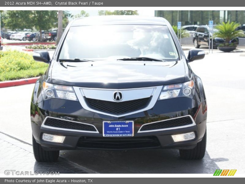 Crystal Black Pearl / Taupe 2012 Acura MDX SH-AWD