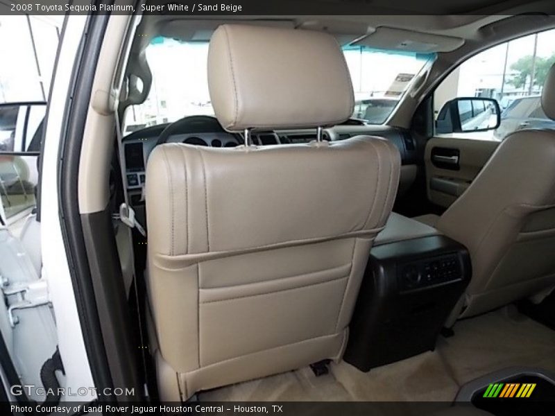 Super White / Sand Beige 2008 Toyota Sequoia Platinum
