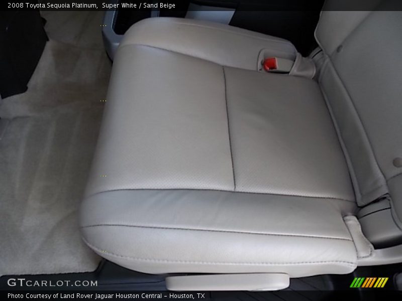 Super White / Sand Beige 2008 Toyota Sequoia Platinum