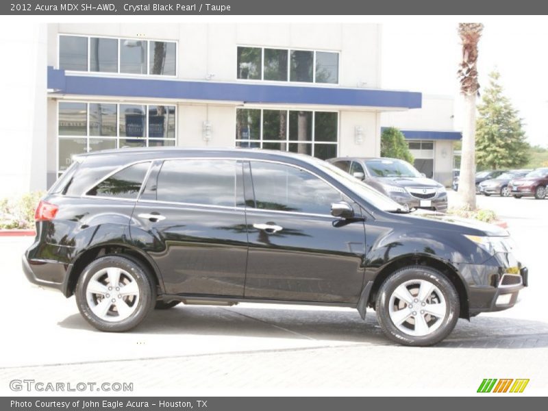 Crystal Black Pearl / Taupe 2012 Acura MDX SH-AWD