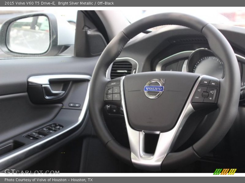 Bright Silver Metallic / Off-Black 2015 Volvo V60 T5 Drive-E