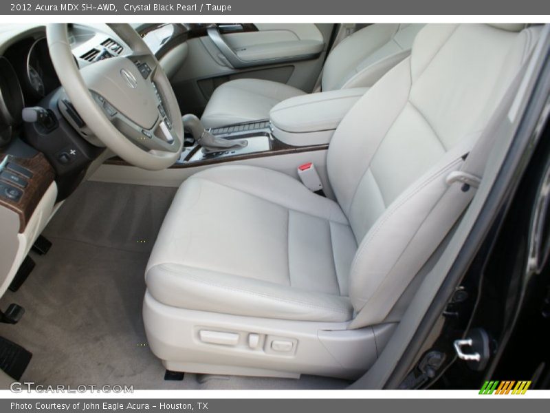 Crystal Black Pearl / Taupe 2012 Acura MDX SH-AWD
