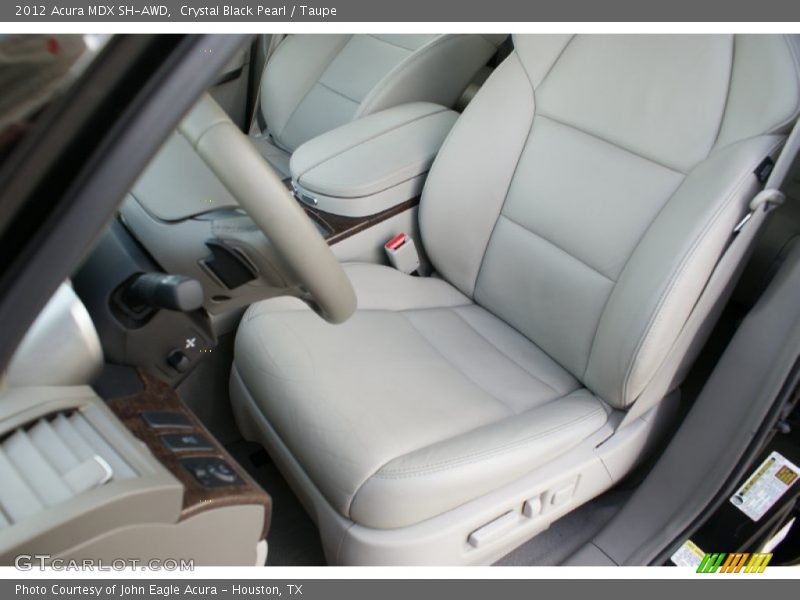 Crystal Black Pearl / Taupe 2012 Acura MDX SH-AWD